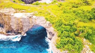 Panoramic Beauty of Broken Beach Nusa Penida Bali