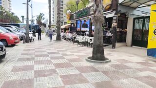 BENIDORM ????????FROM THE RED LION TO LEVANTE BEACH APRIL 2022 Costa Blanca SPAIN Walking Tour 4K