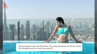 Shanaya Kapoor puts up a sizzling fashion show in pretty bikinis at a friend's 25th birthday bash