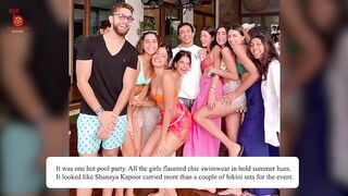 Shanaya Kapoor puts up a sizzling fashion show in pretty bikinis at a friend's 25th birthday bash