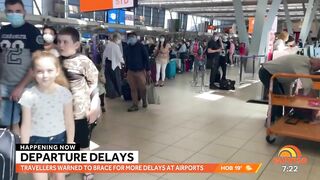 Major travel CHAOS at Australian airports | 7NEWS