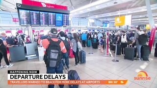 Major travel CHAOS at Australian airports | 7NEWS