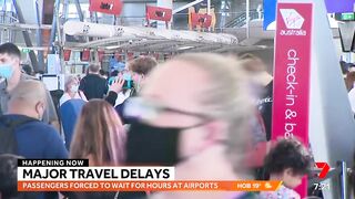 Major travel CHAOS at Australian airports | 7NEWS