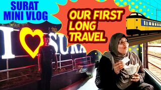 Train-ல இப்டி போறதே தனி சுகம் ???? | First Long Travel | Surat Mini Vlog | Innocent Mama Vayadi Papa