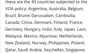 Good News ???? International Passengers को 30 दिन तक Free Visa Travel की Permission मिल गई ..