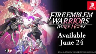 Fire Emblem Warriors: Three Hopes - Mysterious Mercenary Trailer - Nintendo Switch