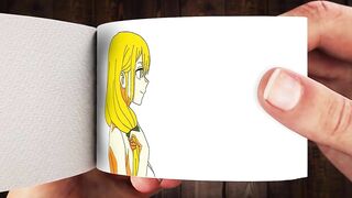 Alex and Steve | Minecraft Anime FlipBook Animation