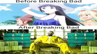 fixing anime memes with breaking bad