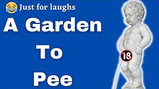 Funny jokes - A garden to pee