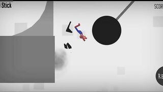 Best Falls | Stickman Dismounting funny moments #113