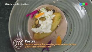 Tomás Fonzi hizo un postre en honor a su mamá, papá y su hija Violeta - Masterchef Argentina