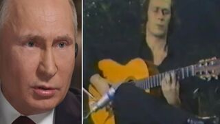 Vladimir Putin's emotional "reaction" to Paco de Lucia Flamenco por bulerias