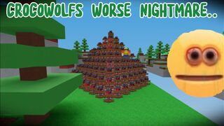 Crocowolf’s Worst NIGHTMARE  - Roblox Bedwars