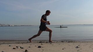 Beach Stretching