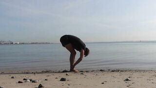 Beach Stretching