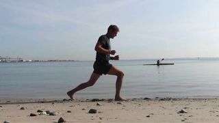 Beach Stretching