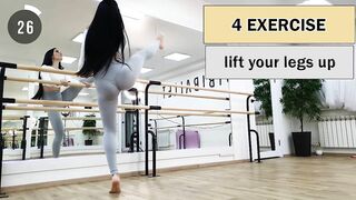 Full Body Stretch exercise. Stretching Contortion and Gymnastics. - 4 Leg Stretching Exercises