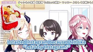Subaru gets surprised Lui has a reason why she started Instagram unlike Subaru [Hololive/Eng sub]