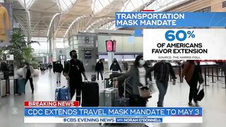 CDC extends travel mask mandate to May 3