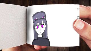 Endergirl and Steve | Minecraft Anime FlipBook Animation