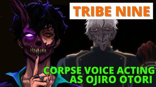 Corpse voice acting Ojiro Otori in the Tribe Nine anime (Clip 2)