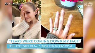 Jennifer Lopez Details Ben Affleck's "Bubble Bath" Proposal | PEOPLE