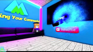 WILLOW Gets BLOCKED in ROBLOX! Animating Your Comments in MegaSquadMo Roblox Scary Escape Obby