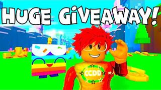 MY HUGE PET GIVEAWAY AND MUCH MORE IN PET SIMULATOR X! ROBLOX