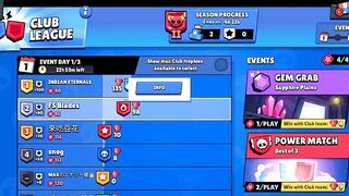 Club League against with @COSMIC SHOCK  @B99 - Brawl Stars ???????????