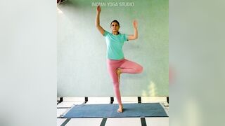 STANDING YOGA ASNAS FOR BEGINNERS | Yoga Girl | INDIAN YOGA STUDIO