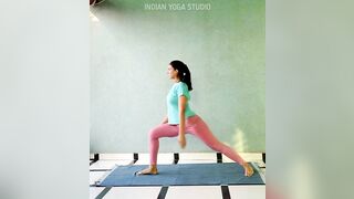 STANDING YOGA ASNAS FOR BEGINNERS | Yoga Girl | INDIAN YOGA STUDIO