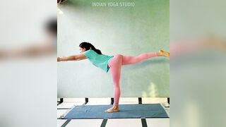 STANDING YOGA ASNAS FOR BEGINNERS | Yoga Girl | INDIAN YOGA STUDIO