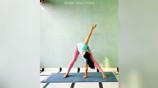 STANDING YOGA ASNAS FOR BEGINNERS | Yoga Girl | INDIAN YOGA STUDIO