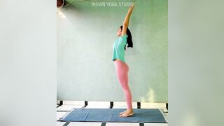 STANDING YOGA ASNAS FOR BEGINNERS | Yoga Girl | INDIAN YOGA STUDIO