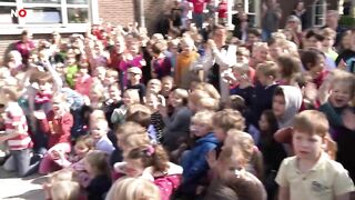 Deze school doet de 'Egg-drop challenge'