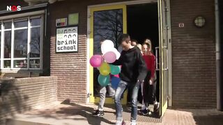 Deze school doet de 'Egg-drop challenge'