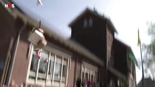 Deze school doet de 'Egg-drop challenge'