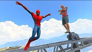 GTA 5 Spiderman Ragdolls Compilation Vol.1 (Euphoria Physics Showcase)