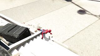 GTA 5 Spiderman Ragdolls Compilation Vol.1 (Euphoria Physics Showcase)