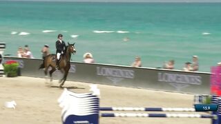 Ben Maher and Ginger Blue's winning round on Miami Beach | CSI5* 1.45m