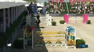 Ben Maher and Ginger Blue's winning round on Miami Beach | CSI5* 1.45m