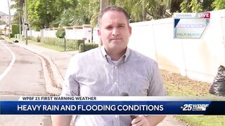 Flooding in West Palm Beach