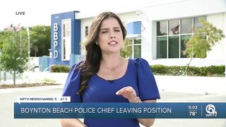 Boynton Beach police chief announces resignation