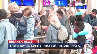 Millions Travel For Holiday Weekend As Covid Cases Rise
