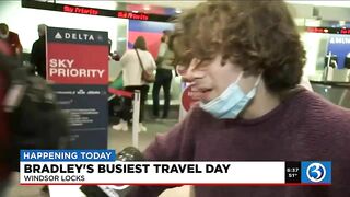 Spring break, Easter travel create long lines at Bradley Airport