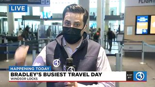 Spring break, Easter travel create long lines at Bradley Airport