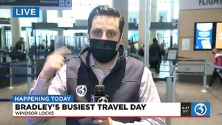 Spring break, Easter travel create long lines at Bradley Airport