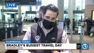 Spring break, Easter travel create long lines at Bradley Airport