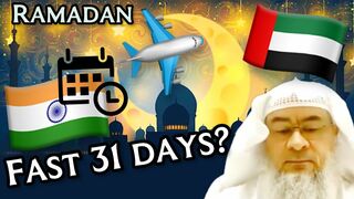 In India Ramadan is 1 day later, when I travel to UAE, I will fast 31 days, what to do?