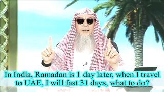 In India Ramadan is 1 day later, when I travel to UAE, I will fast 31 days, what to do?